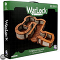WarLock Tiles: Expansion Pack - 1 in. Town & Village Angles & Curves D&D RPG Miniatures Wizkids