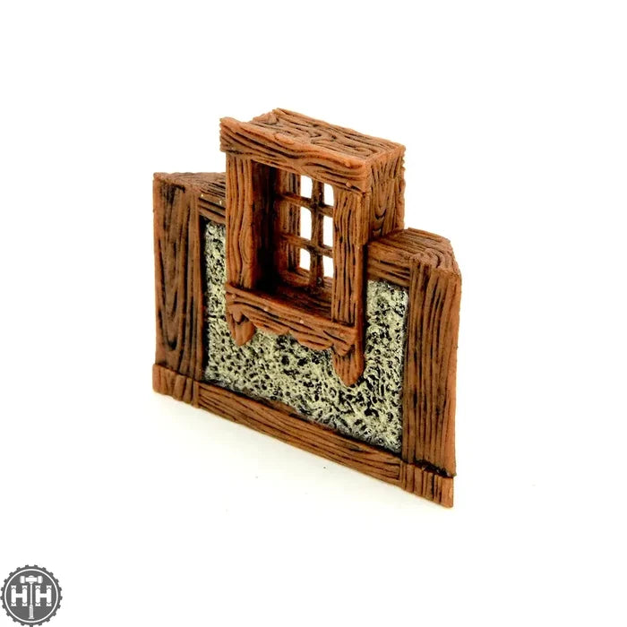 WarLock Tiles: Expansion Pack - 1 in. Town & Village Angles & Curves D&D RPG Miniatures Wizkids