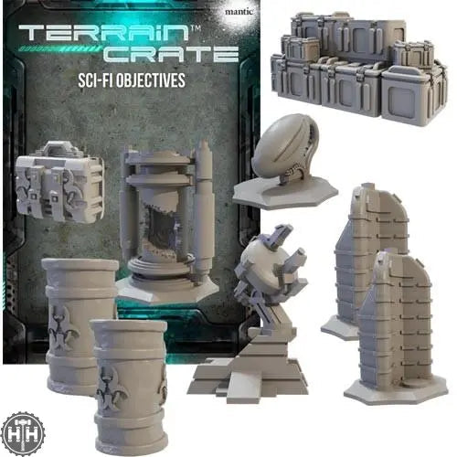Deadzone Terrain Crate: Sci-fi objectives Deadzone Mantic Games