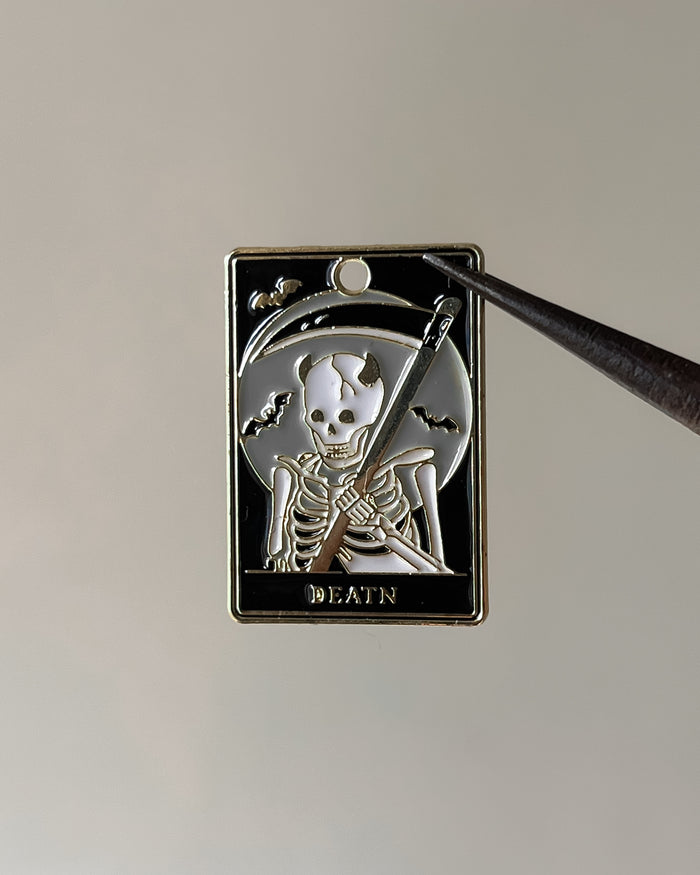 “Death” Tarot card charm - 1 pc