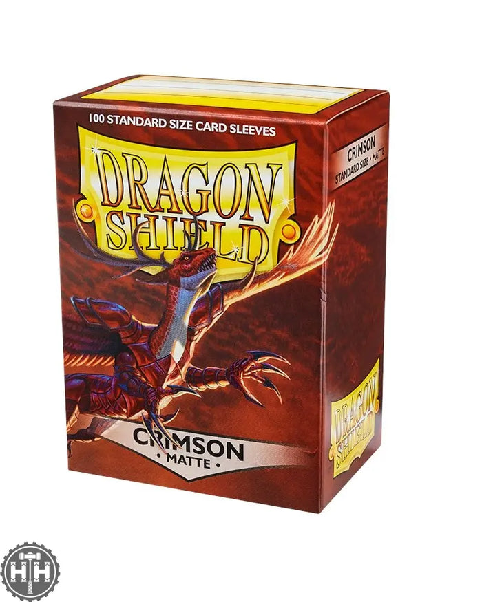 DS100 Matte Crimson Dragonshield 100 Dragonshield