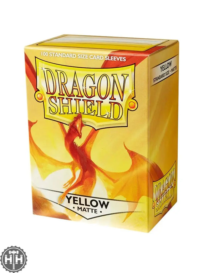 DS100 Matte Yellow Dragonshield 100 Dragonshield