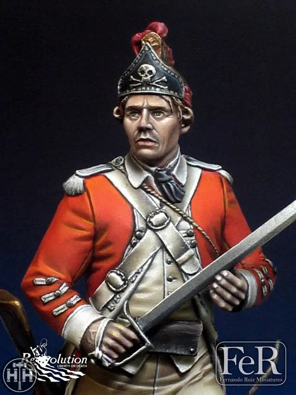 FeR Miniatures: 17th British Light Dragoon Trooper, Long Island 1775 Figure FeR Miniatures
