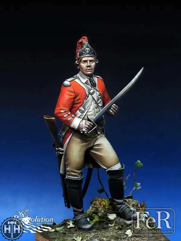 FeR Miniatures: 17th British Light Dragoon Trooper, Long Island 1775 Figure FeR Miniatures