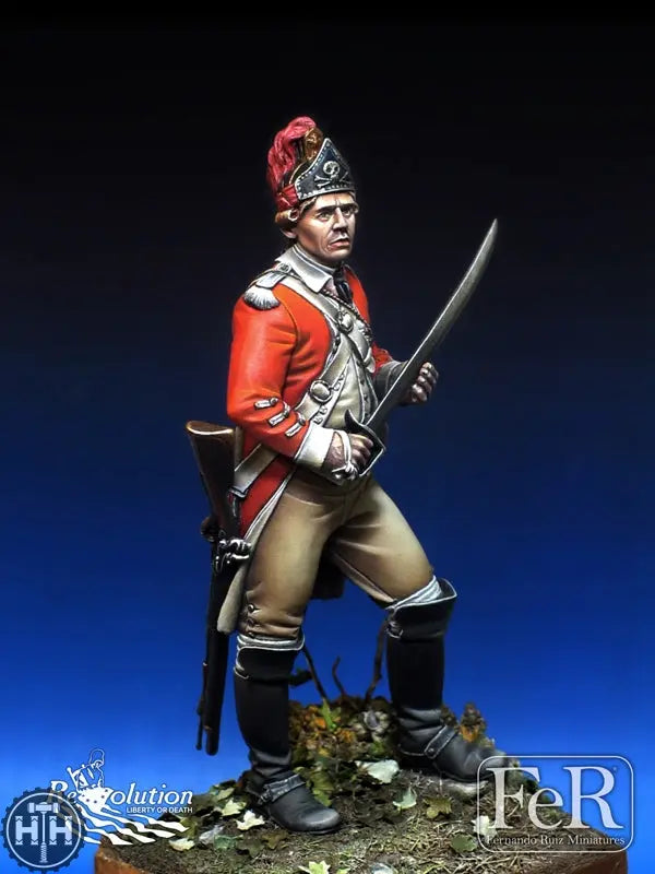 FeR Miniatures: 17th British Light Dragoon Trooper, Long Island 1775 Figure FeR Miniatures