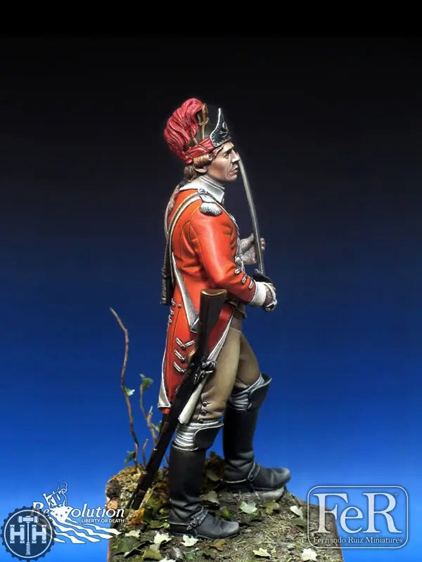 FeR Miniatures: 17th British Light Dragoon Trooper, Long Island 1775 Figure FeR Miniatures
