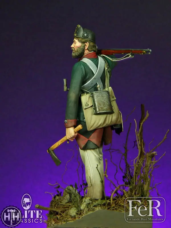 FeR Miniatures: Butler’s Rangers Sergeant, 1779 Figure FeR Miniatures