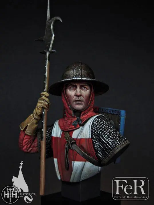 FeR Miniatures - English Man-at-Arms, Crecy, 1346 Ferminiatures FeR Miniatures