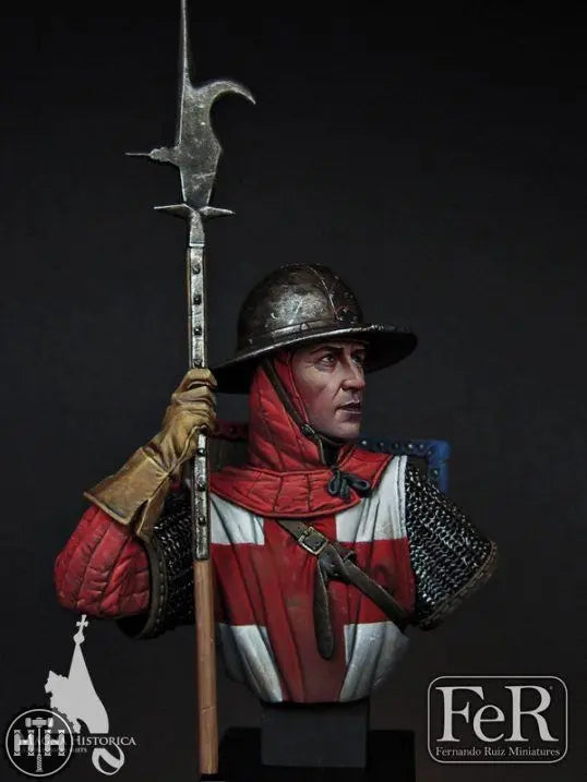 FeR Miniatures - English Man-at-Arms, Crecy, 1346 Ferminiatures FeR Miniatures