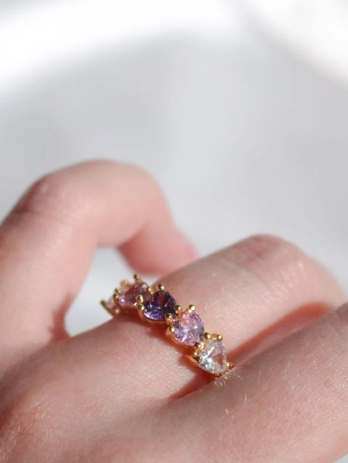 Five Hearts Ring