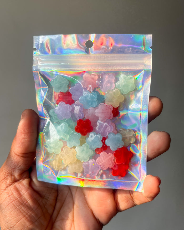 Flower beads : 25 grams