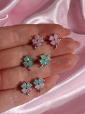 Four Leaf Clover Earrings 925 Silver