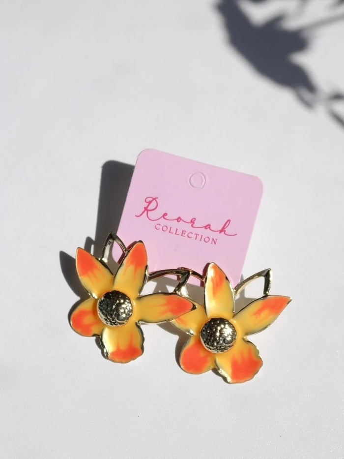 Freesia Flower Earrings
