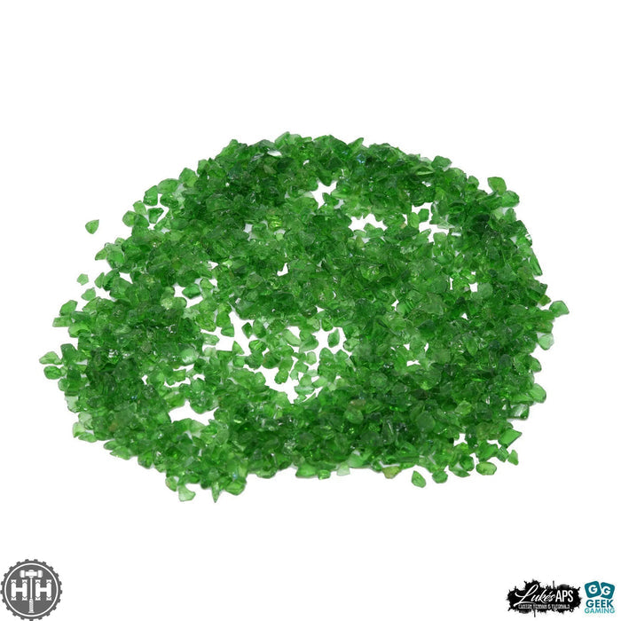 GGS Base Ready Weird-Crystal Dark Green Large Base Ready Geek Gaming Scenics