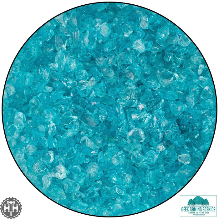 GGS Glass Nuggets 2-4 mm turquoise (230ml) Glass Nuggets Geek Game Scenics