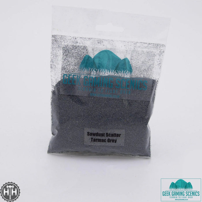 GGS Saw Dust Scatter - Tarmac Grey Flock Geek Gaming Scenics