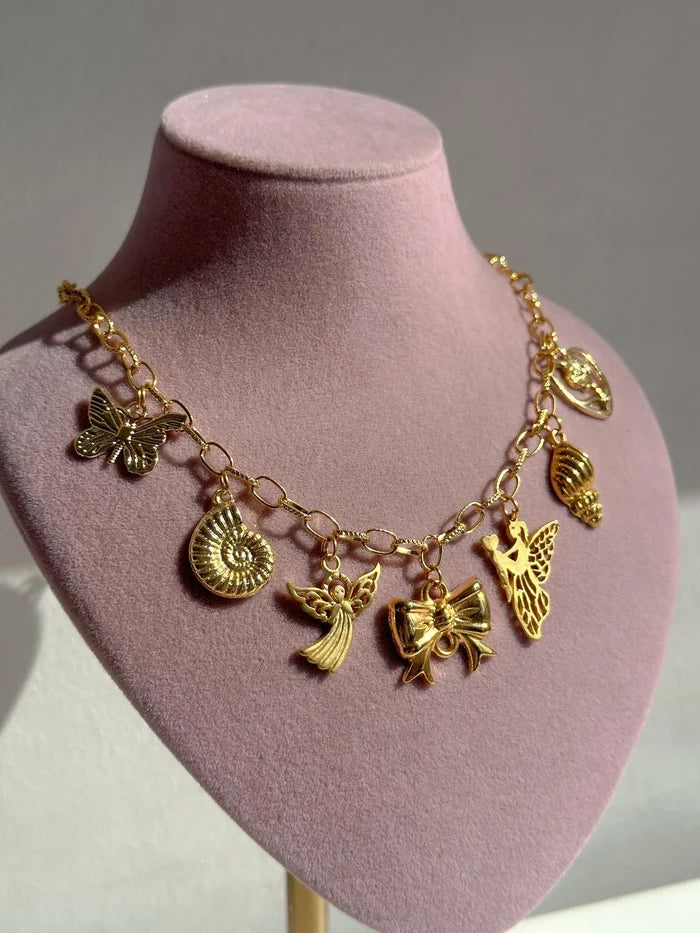Girl in the Forest Charm Necklace
