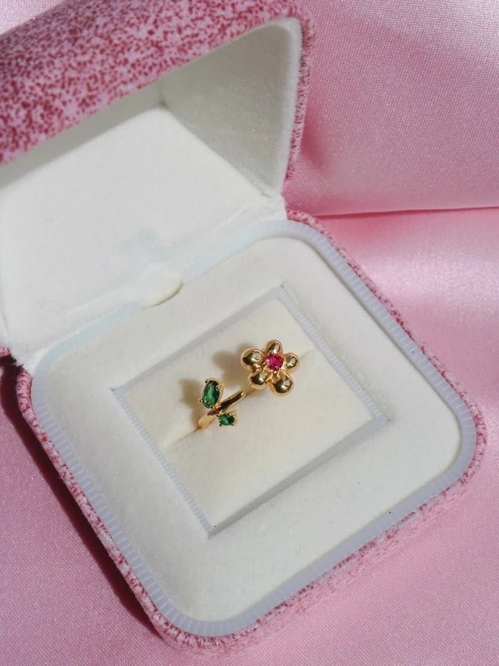 Gold Flower Ring