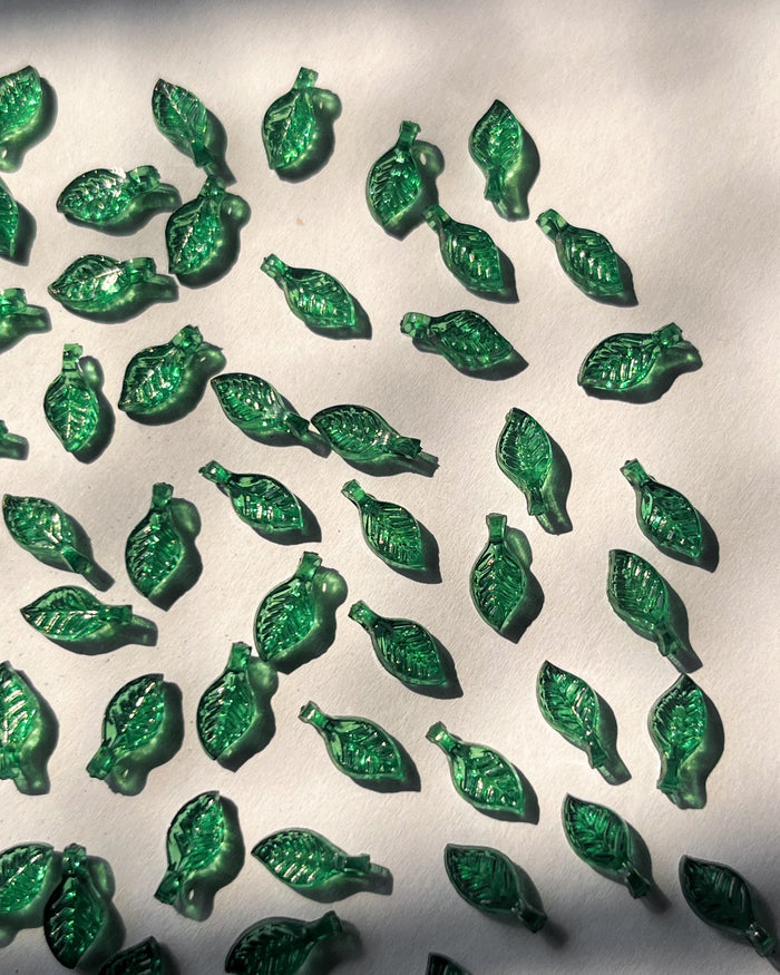 Green Leaf Beads Pack