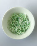 Green lily beads - 25 grams
