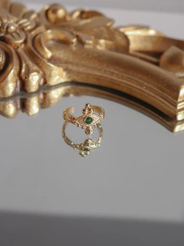 Green Mystic Eye Ring