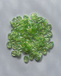 Green shell beads - 25 grams