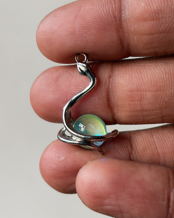 Green snake charm