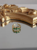 Green Trio Ring