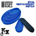 GSW 5x Containment Moulds for Bases - Oval GSW Hobby Green Stuff World