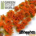 GSW Blossom TUFTS - 6mm self-adhesive - ORANGE Flowers GSW Hobby Green Stuff World