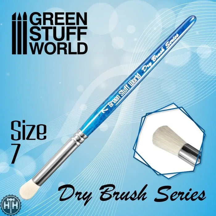GSW BLUE SERIES Dry Brush - Size 7 GSW Dry Brush Green Stuff World