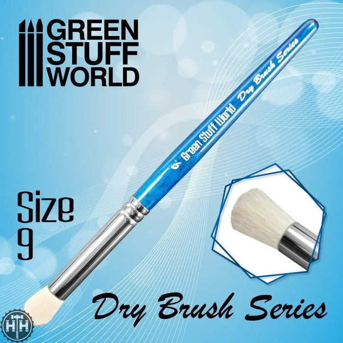 GSW BLUE SERIES Dry Brush - Size 9 GSW Dry Brush Green Stuff World