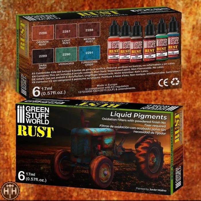 GSW Liquid Pigments Set - Rust GSW Hobby Green Stuff World