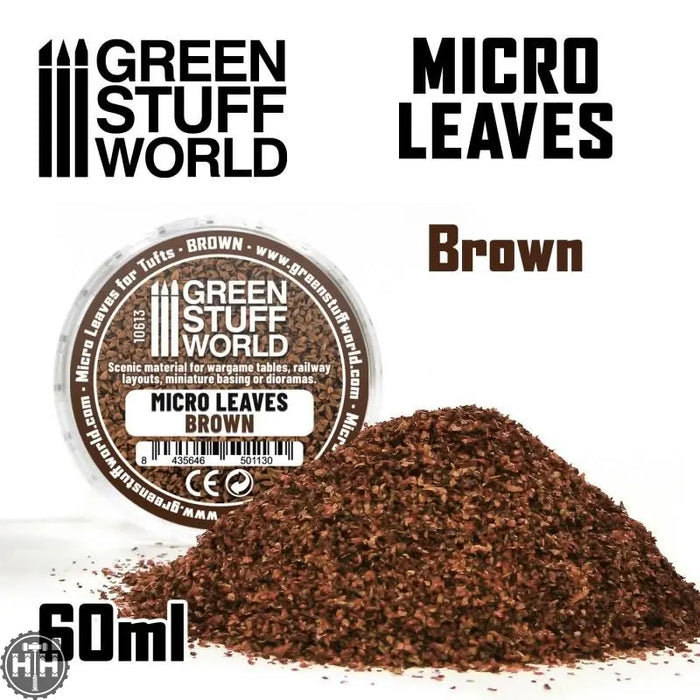 GSW Micro Leaves - Brown mix Flock Green Stuff World