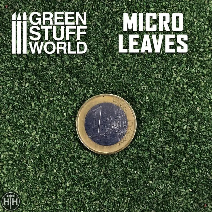 GSW Micro Leaves - Dark Green Mix Flock Green Stuff World