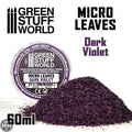GSW Micro Leaves - Dark Violet Mix Flock Green Stuff World