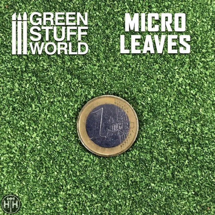GSW Micro Leaves - Medium green Mix Flock Green Stuff World