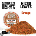 GSW Micro Leaves - Orange mix Flock Green Stuff World