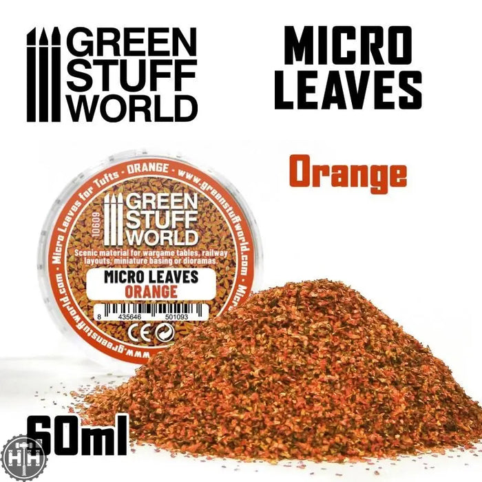 GSW Micro Leaves - Orange mix Flock Green Stuff World