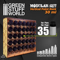 GSW Modular Paint Rack - VERTICAL 30ml Paint Rack Green Stuff World