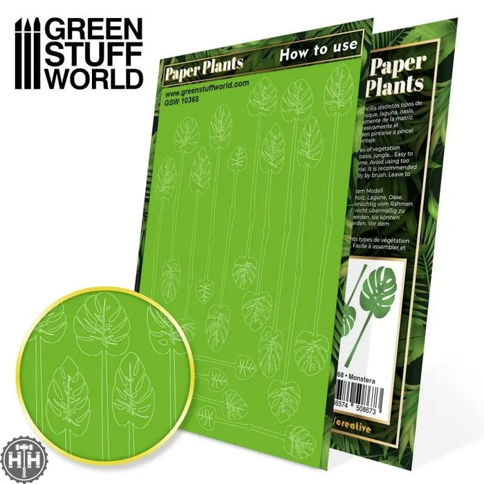 GSW Paper Plants - Monstera Paper Plants Green Stuff World
