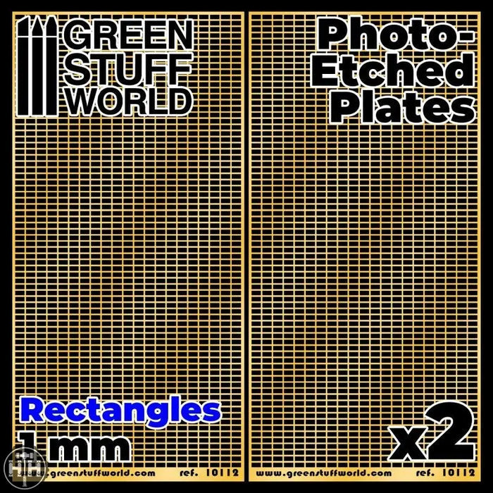 GSW Photo-etched Plates - Large Rectangles GSW Hobby Green Stuff World