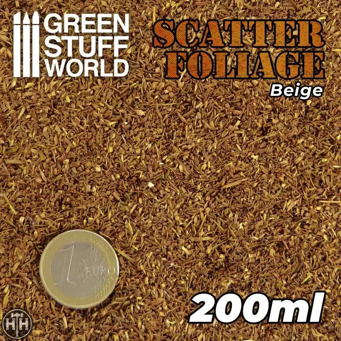 GSW Scatter Foliage - Beige - 200ml Flock Green Stuff World