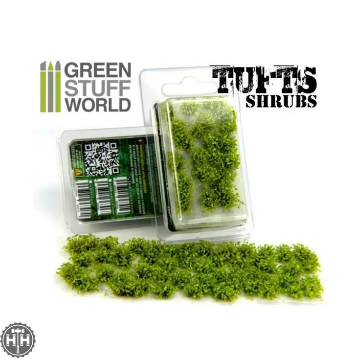 GSW Shrubs TUFTS - 6mm self-adhesive - LIGHT GREEN GSW Hobby Green Stuff World