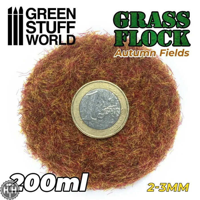GSW Static Grass Flock 2-3mm - AUTUMN FIELDS - 200 ml Flock Green Stuff World
