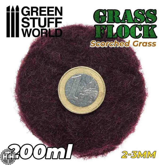 GSW Static Grass Flock 2-3mm - SCORCHED BROWN - 200 ml Flock Green Stuff World