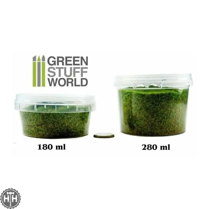 GSW Static Grass Flock XL - 6 mm - Realistic Green - 180 ml GSW Hobby Green Stuff World