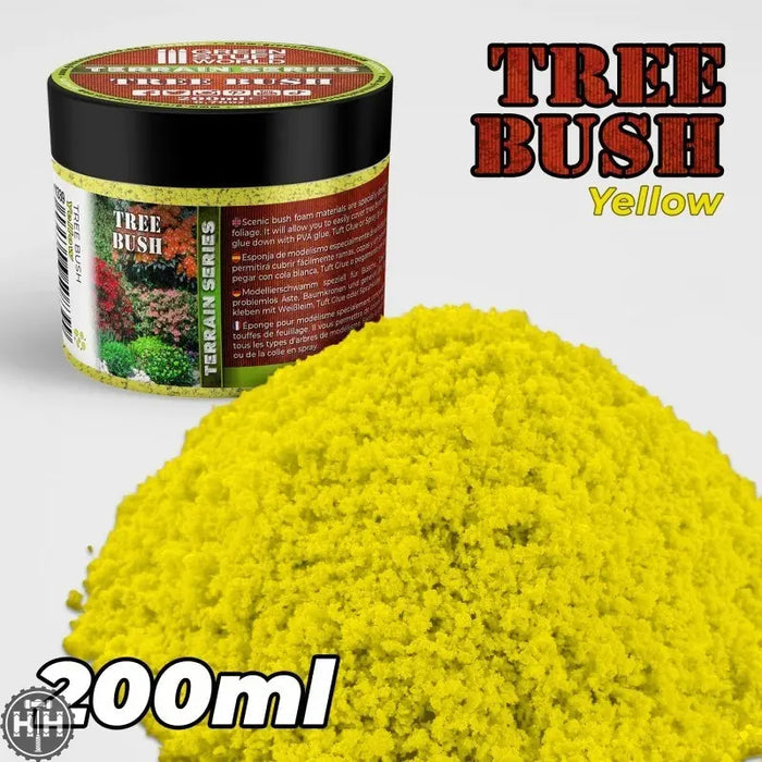 GSW Tree Bush Clump Foliage - Yellow - 200ml Flock Green Stuff World