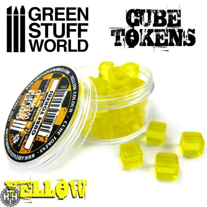 GSW Yellow Cube tokens GSW Hobby Green Stuff World