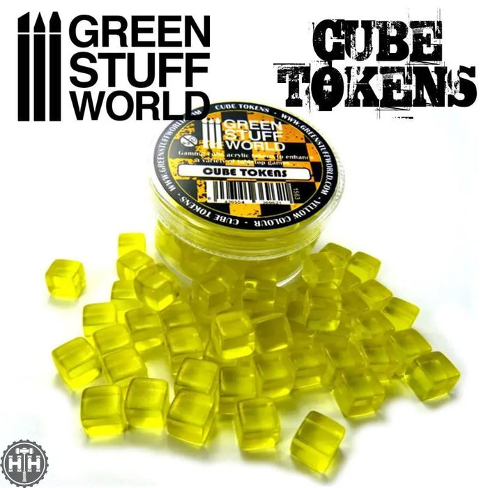 GSW Yellow Cube tokens GSW Hobby Green Stuff World